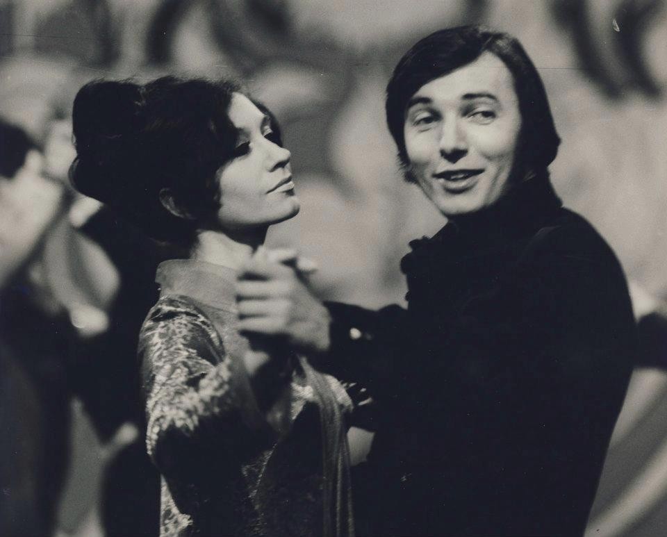 Antonie Zacpalová s Karlom Gottom v roku 1972.